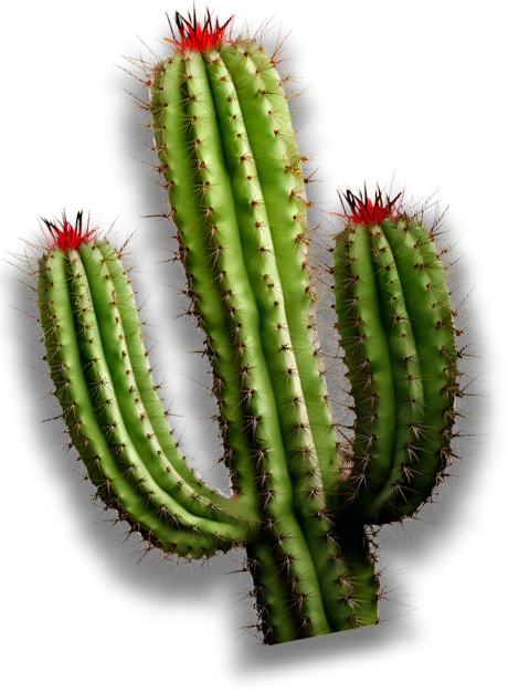 Elemento decorativo de cacto